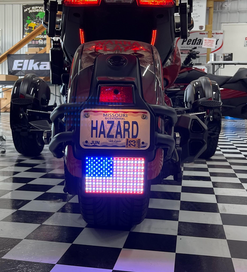 American Flag LED / Can Am® Spyder F3 / ST / RS / GS (LG-3074) - Lamonster Garage®