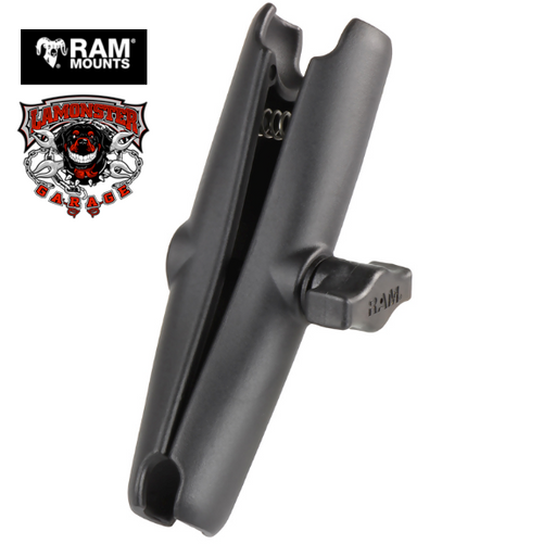 RAM double socket arm 6 inch for 1 inch B Size ball mounts | RAM-201UC / RAM-B-201U-C | Lamonster Garage