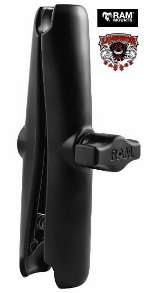 RAM double socket arm 6 inch for 1 inch B Size ball mounts | RAM-201UC / RAM-B-201U-C | Lamonster Garage