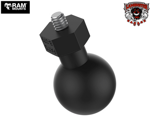 RAM® 1" Tough Ball base with 1/4-20X.25" Male Threaded Post (RAM-252025) - Lamonster Garage