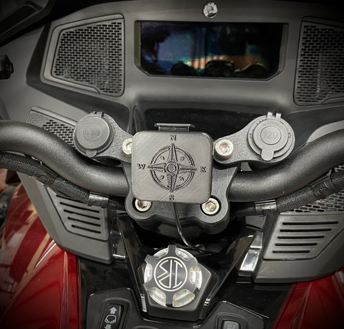 Garmin Zumo XT/XT2 Mount Cover (Compass or Spyder Design) (2060) - Lamonster Garage