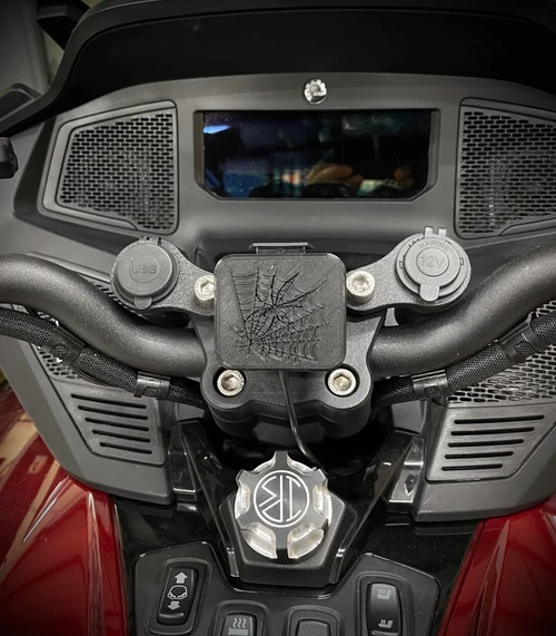 Garmin Zumo XT/XT2/XT3 Mount Cover Compass or Spyder Design | 2060 | Lamonster Garage