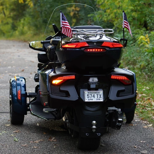 LED Trunk Lights w/ Running, Brake & Sequential Turn Signals for Spyder F3 Limited (2018+) & RT Limited (2020+) (41-265R) | Lamonster Garage
