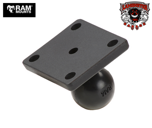 RAM 2 x 1.7 AMPS base with 1 inch ball |RAM-B-347U / RAM-347U | Lamonster Garage