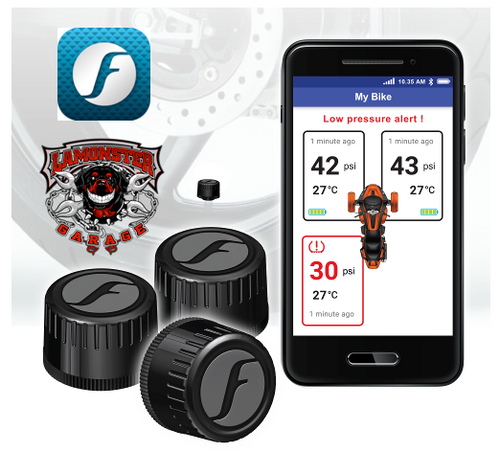 FOBO Bike 2 TPMS 3 sensor set for Can-Am Spyder Ryker Canyon and Slingshot | LGA-2076 | Lamonster Garage