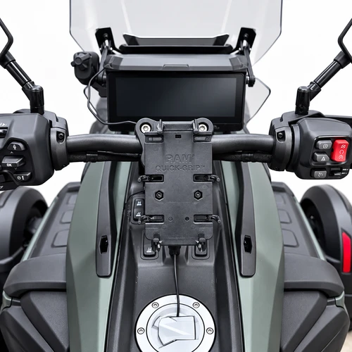 Lamonster Can-Am Canyon Bar Clamp with Large Quick Grip Phone Holder | LG-1023-PD4-CANYON | Lamonster Garage