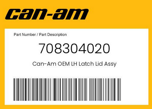 Saddlebag LH Latch ass'y (RT 2020+ Models) (BRP-708304020) - Lamonster Garage®

Can-Am Spyder RT, Saddlebag LH Latch Assembly, OEM Replacement, BRP-708304020, Spyder RT 2020+, Lamonster Garage, Left-Hand Saddlebag Latch, Spyder Accessories, Motorcycle Storage, Can-Am RT Parts, Saddlebag Repair, Spyder RT Limited, Sea-to-Sky, Durable Latch, Aftermarket Spyder Parts