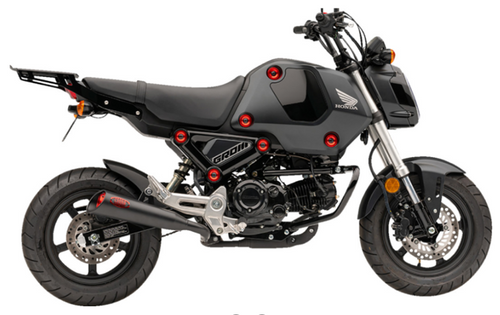 Honda Grom Solo Luggage Rack (02-4107B / 1510-1159) - Lamonster Garage®