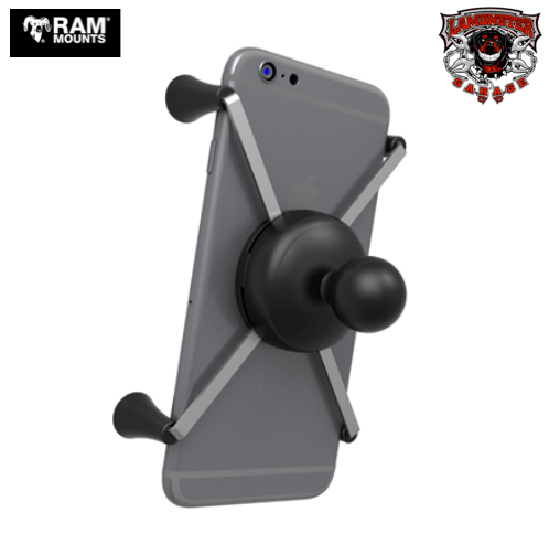 RAM X-Grip large phone holder with 1 inch ball | RAM-UN10B / RAM-HOL-UN10BU | Lamonster Garage