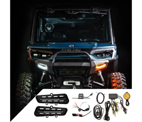 Can-Am Defender HD11 Turn Signal Kit ( 2026 ) ( 65-2000 ) - Lamonster Garage® Can-Am Defender HD11 Turn Signal Kit ( 2026 ) ( 65-2000 ) - Lamonster Garage®
