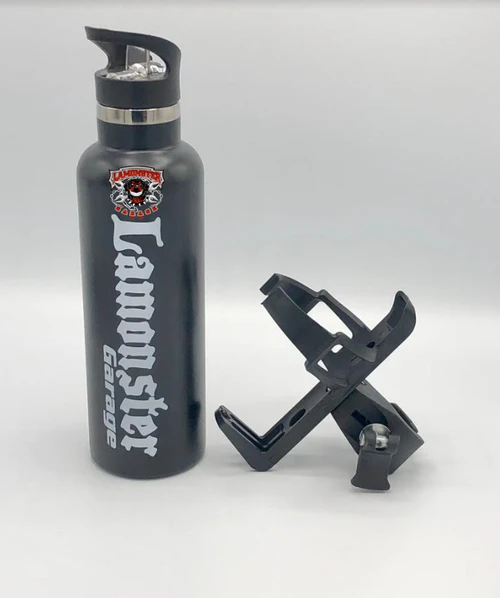 Can-Am Spyder clamp-on drink holder | LG-2001 | Lamonster Garage
Shown with Lamonster Bottle (LG-2023) (SOLD SEPARATELY) 