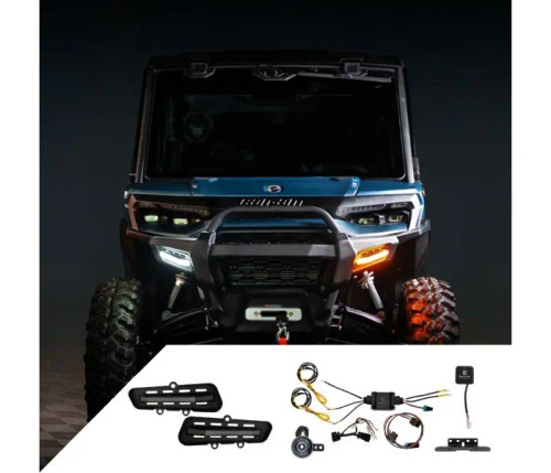 RAVEK Can-Am Defender HD11 Speakeasy™ Turn Signal Kit (65-2000SL / 65-2000SR) - Lamonster Garage