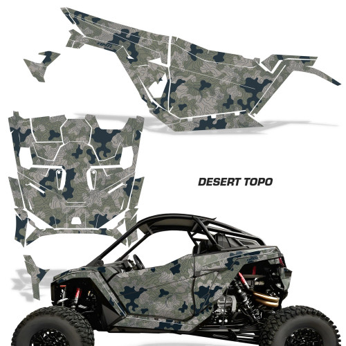 AMR Racing Graphics - 2025-2026 POLARIS RZR PRO R & PRO S & PRO XP 2DR UTV Graphics Wrap Kit - Lamonster Garage