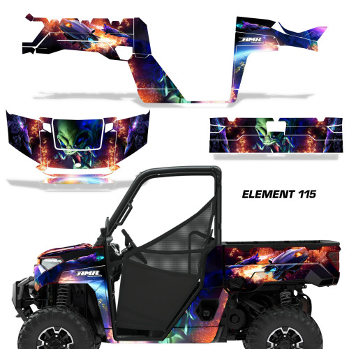 AMR Racing Graphics - 2018-2024 Polaris Ranger 1000 XP Graphic Wrap Kit  - Lamonster Garage
ELEMENT 115