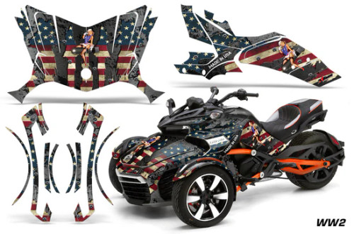 AMR Racing Graphics - 2015 - 2026 Can Am F3 / F3-S Spyder Graphic Kit - Lamonster Garage
WW2