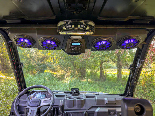 Hoppe Industries | Audio Mini with RGB LED for CFMOTO UFORCE 1000 & 1000 XL (HPEL-1011) | Lamonster Garage