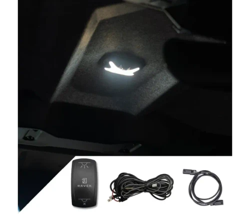RAVEK | Wiring Kit with Rocker Switch - Dome Light Hi-Jack - Can-Am Defender HD11 Limited | 65-1021 | Lamonster Garage