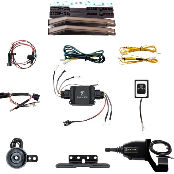 RAVEK Turn Signal Kit - Gen3 Speakeasy - APEX Lights - Wolverine RMAX - Lever | 69-100SL | Lamonster Garage