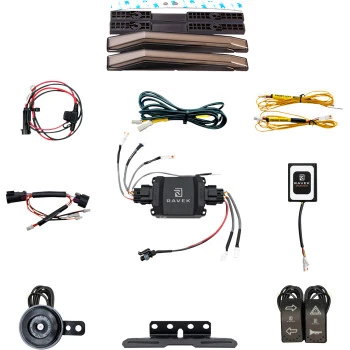RAVEK | Turn Signal Kit - Gen3 Speakeasy - APEX Lights - Polaris RZR XP 1000 - Rockers | 64-302SR | Lamonster Garage