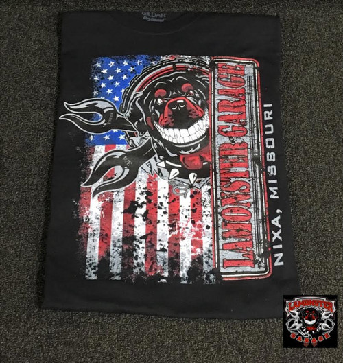 Lamonster Garage Shop Dawg T-Shirt (LG-7002-B) - Lamonster Garage