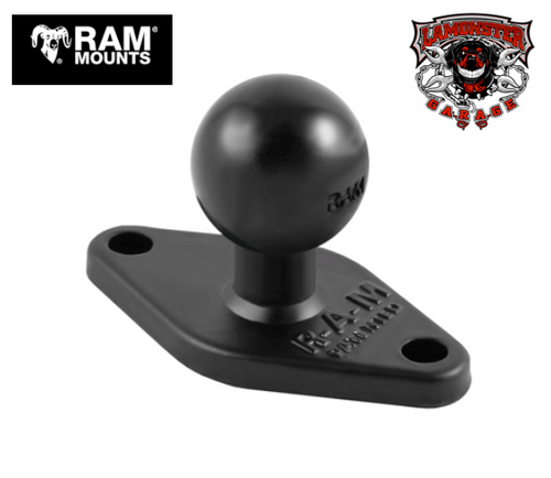 RAM® Diamond Plate 2.43" x 1.31" with 1" Ball (RAM-238U) Lamonster Approved