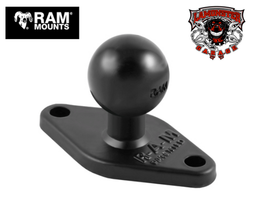 RAM® Diamond Plate 2.43" x 1.31" with 1" Ball (RAM-B-238U) - Lamonster Garage