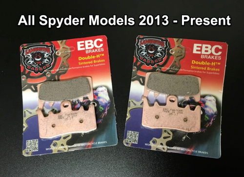 High Performance EBC® Fully Sintered Front Brake Pads (All Spyder 2013-Present) (FA630HH) Lamonster Garage