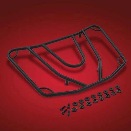 Show Chrome Tour Trunk Rack for Can-Am Spyder 2016+ F3-T, F3 Limited & 2020+ RT Models and the Yamaha Star Venture | Black | 41-355BK | Lamonster Garage