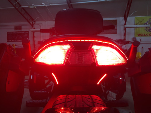 Can-Am Spyder F3 & F3S Rear BRT Lighting Kit - BRAKE/RUN/TURN, Includes STROBE Feature. (SPY-182) - Lamonster Garage