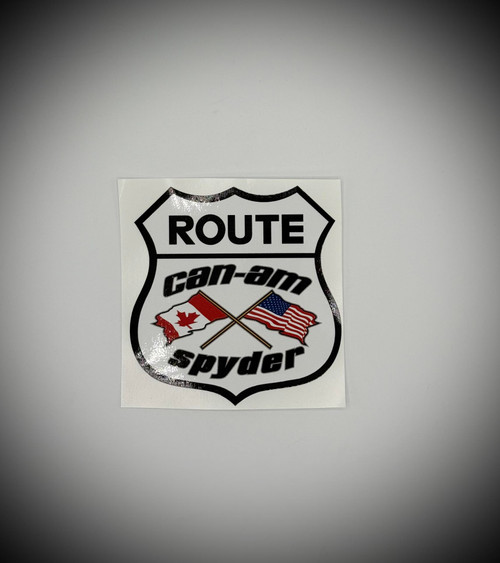 Can-Am Flag Decal 5X5 (SPYDER) (LG-2014) - Lamonster Garage®
