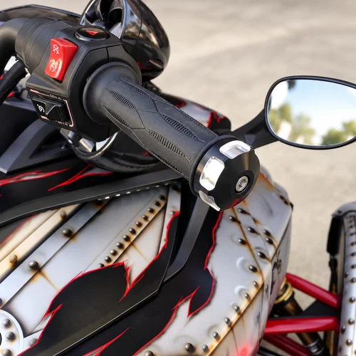 Can-Am Spyder IPS Billet Handlebar End Caps | LG-1015 | Lamonster Garage