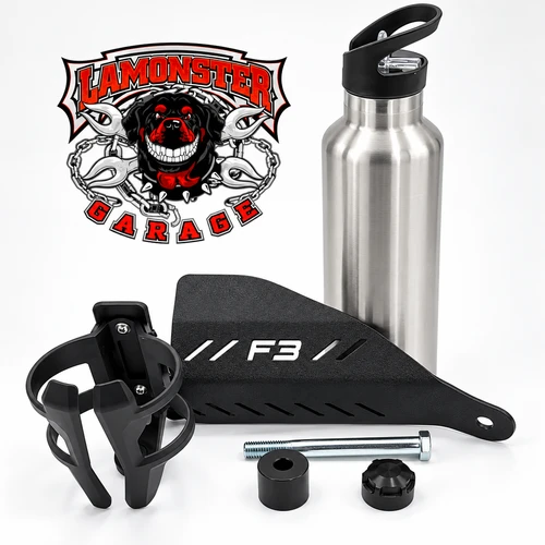 FMB Bottle Holder for Can-Am Spyder F3 | LG-1031-2023S | Lamonster Garage
Fits All Can-Am Spyder F3 models. F3, F3-S, F3-T, F3-LTD
