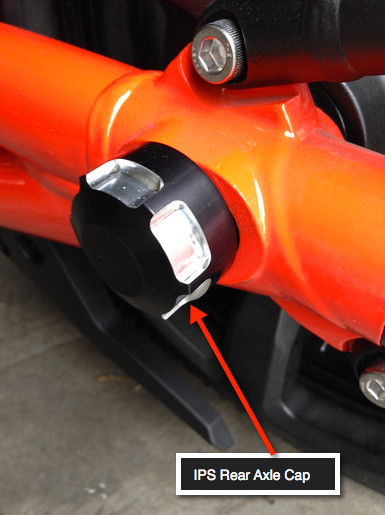 Can-Am Spyder IPS Billet Rear Axle Caps | LG-1020 | Lamonster Garage