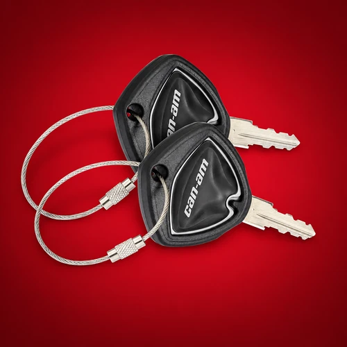 Big Bike Parts Black Spyder Key Cover | Pair | 41-182BK | Lamonster Garage