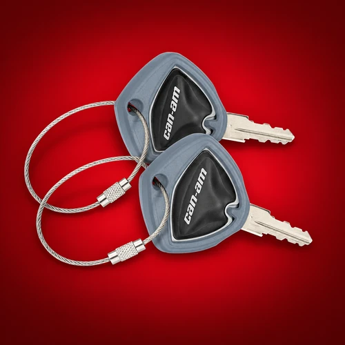 Big Bike Parts Grey Spyder Key Cover | Pair | 41-182E | Lamonster Garage