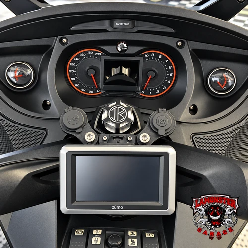 Can-Am Spyder Monster Mount 2.0 with GPS Swivel and Dual Power Plates | LG-3020-1054 | Lamonster Garage
Fits ALL Can-Am Spyder F3 and RT Models.