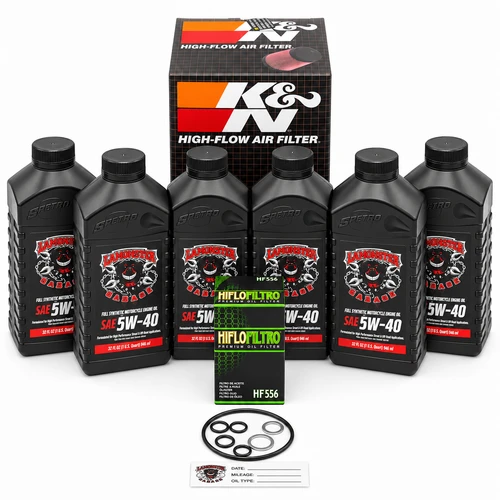 Lamonster 1330 Full Synthetic Oil Change Kit with K&N Air Filter for Can-Am Spyder RT, F3 & Canyon | LG-99-605-5566-1314 | Lamonster Garage
Compatible: CAN AM SPYDER, F3,F3-S,F3-T,F3-LTD 2015+. RT,RT-S,RT-LTD 2014-+ 
