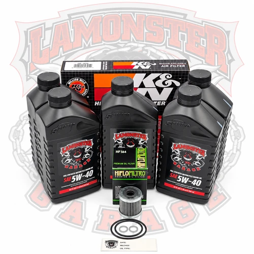 Can-Am Spyder 998 Oil Change Kit with K&N Air Filter | LG-605-5645-9910 | Lamonster Garage
Compatible: CAN AM SPYDER, GS,RS,RSS,ST,ST-S,ST-LTD 2008-2016. RT,RT-S,RT-LTD 2010-2013. 