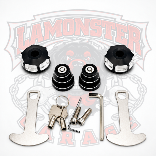 Can-Am Spyder IPS Helmet Lock Combo | LG-1015-12-B | Lamonster Garage
