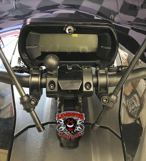 Can-Am Ryker handlebar clamp with 1 inch RAM ball | LG-1059 | Lamonster Garage 
