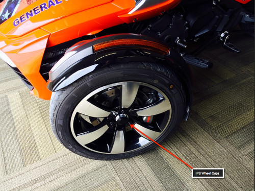 Can-Am Spyder IPS Outside Wheel Caps | Pair | LG-1055 | Lamonster Garage
Fits all Can Am Spyder Wheels with center caps