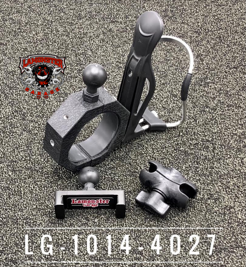 Can Am® Spyder RT Cuff™ with Lamonster® Phone Phang Holder (LG-1014-4027) - Lamonster Garage®