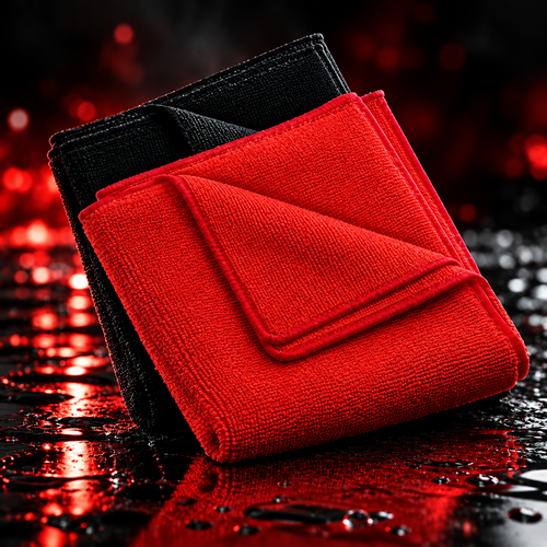 Lamonster microfiber detailing towels 2 pack for motorcycle, Can-Am Spyder, Ryker, car and UTV cleaning | LG-5010-02 | Lamonster Garage