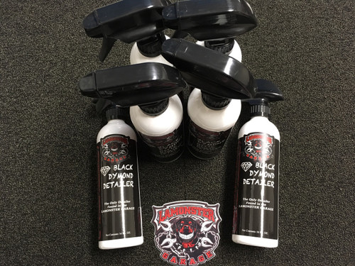 Black Dymond Detailer 6 bottle pack non-aerosol motorcycle detailer spray | Lamonster Garage