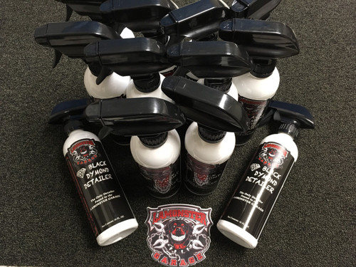 Black Dymond Detailer 12 bottle case non-aerosol motorcycle detailer spray | LG-5001-X12 | Lamonster Garage