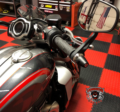 Lidlox Helmet Lock, Triumph Rocket 3 