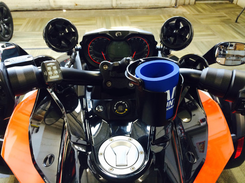 RAM Level Cup self-leveling drink holder with 1 inch ball | RAM-B-132BU / RAM-132BU | Lamonster Garage