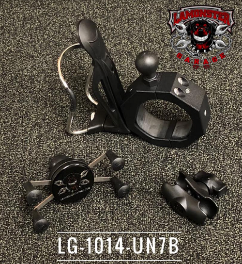 Lamonster Spyder Cuff RAM mount with bottle holder for Spyder RT handlebars | LG-1014-UN7B | Lamonster Garage
Fits all RT Models 2010-2019 RT / RT-S / RT-LTD