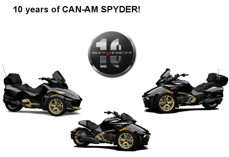 Celebrate 10 years of Can-Am Spyder 