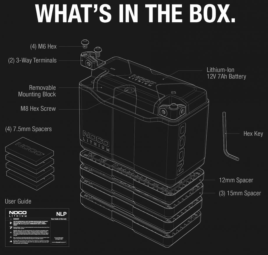 NOCO NLP20 NOCO Lithium Powersport Batteries